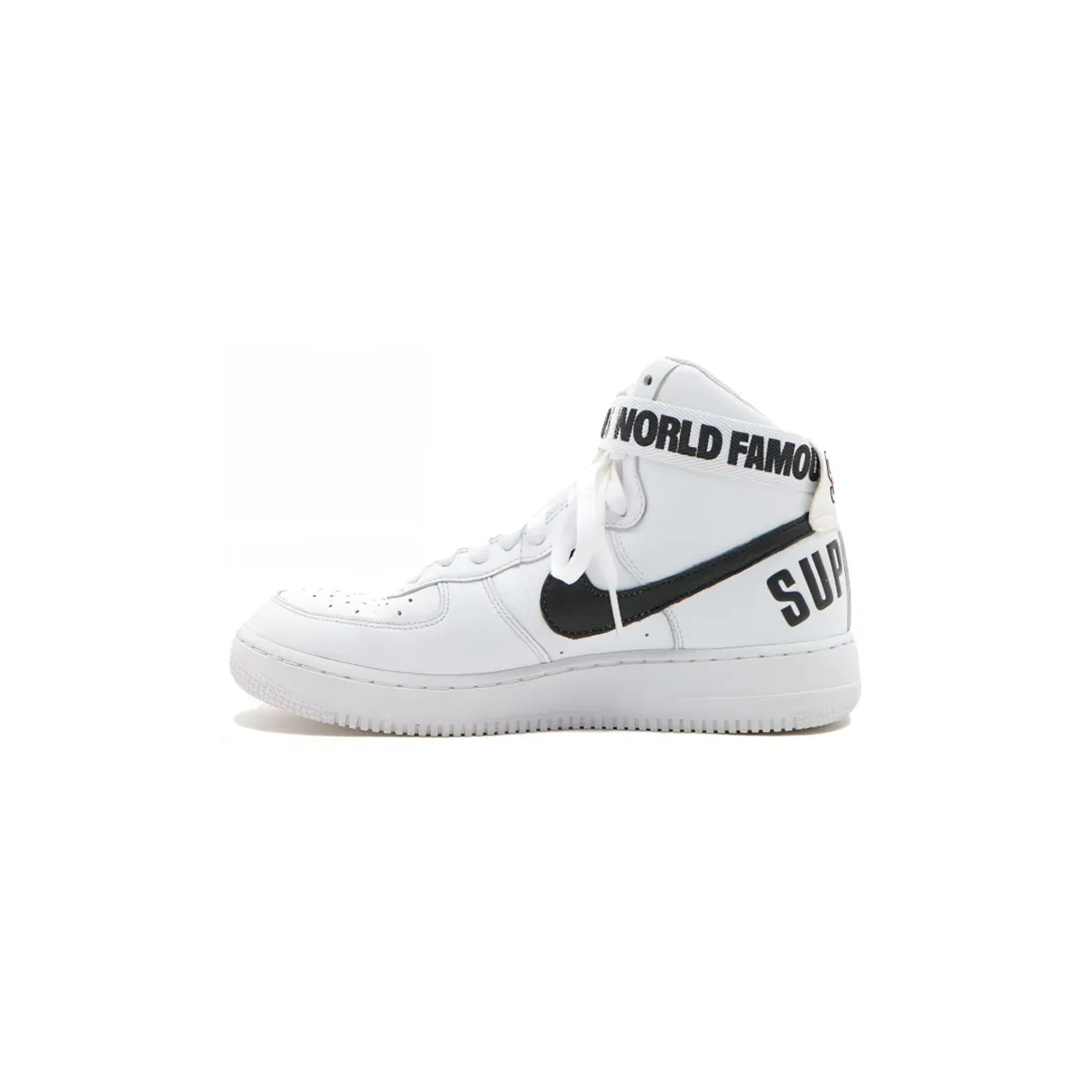 NIKE AIR FORCE 1 HIGH SUPREME WORLD FAMOUS WHITE 698696-100